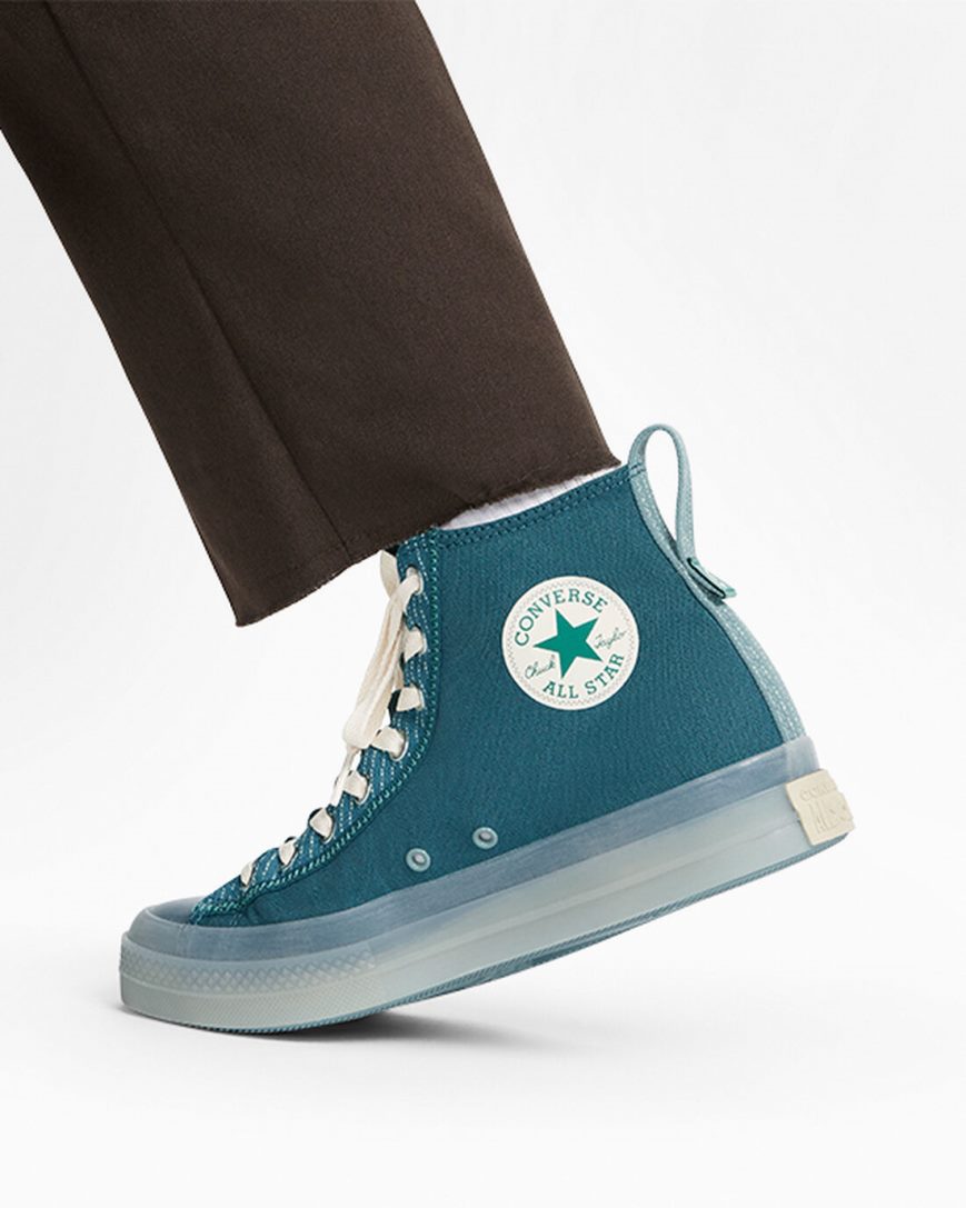 Dámské Boty Vysoké Converse Chuck Taylor All Star CX Explore Blankyt Béžový Bílé | CZ FMXL42